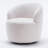 Teddy Fabric Swivel Accent Armchair Barrel Chair