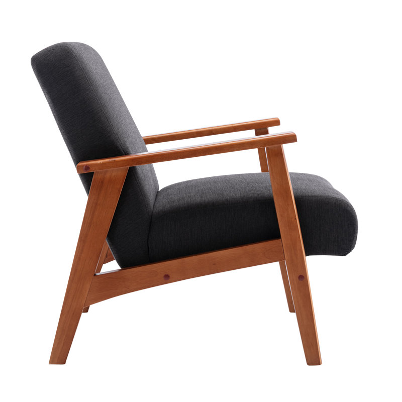 64 Cm Wide Armchair, Dark Grey