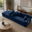 Canapé d'angle modulaire Cloud de 94,5 pouces (240 cm) au design minimaliste moderne, avec méridienne en L et assise profonde, idéal pour le salon et la chambre à coucher. Aucun assemblage requis.-708973533-708973535