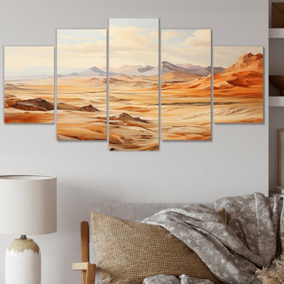 Egypt Ancient Sands Desert II Cities & Countries Wall Decor on Metal