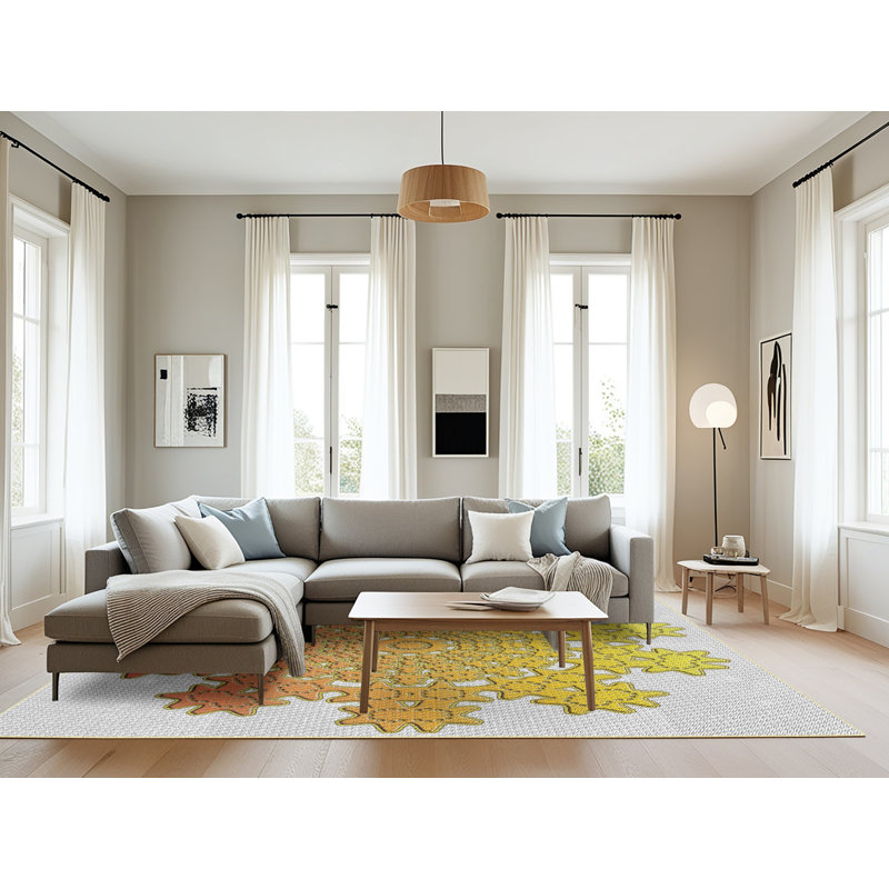 Tapis jaune, Rectangle 8 pi x 10 pi