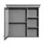 Armoire de rangement murale de 30 pouces avec porte miroir-1997513653