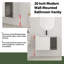 Ensemble de meuble-lavabo simple 30 po avec plateau en céramique Quorin-1563525452