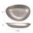 Stainless Steel Organic-Shaped Platter