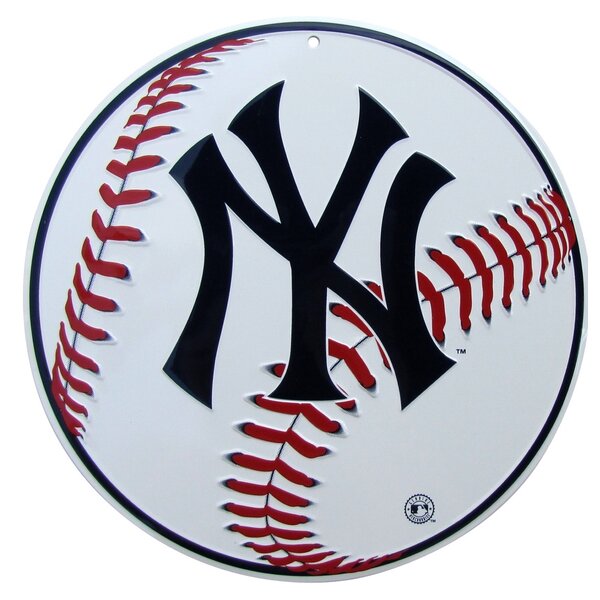 New York Yankees Baseball Wood Sign in 2023  New york yankees baseball,  New york yankees, New york yankees man cave ideas