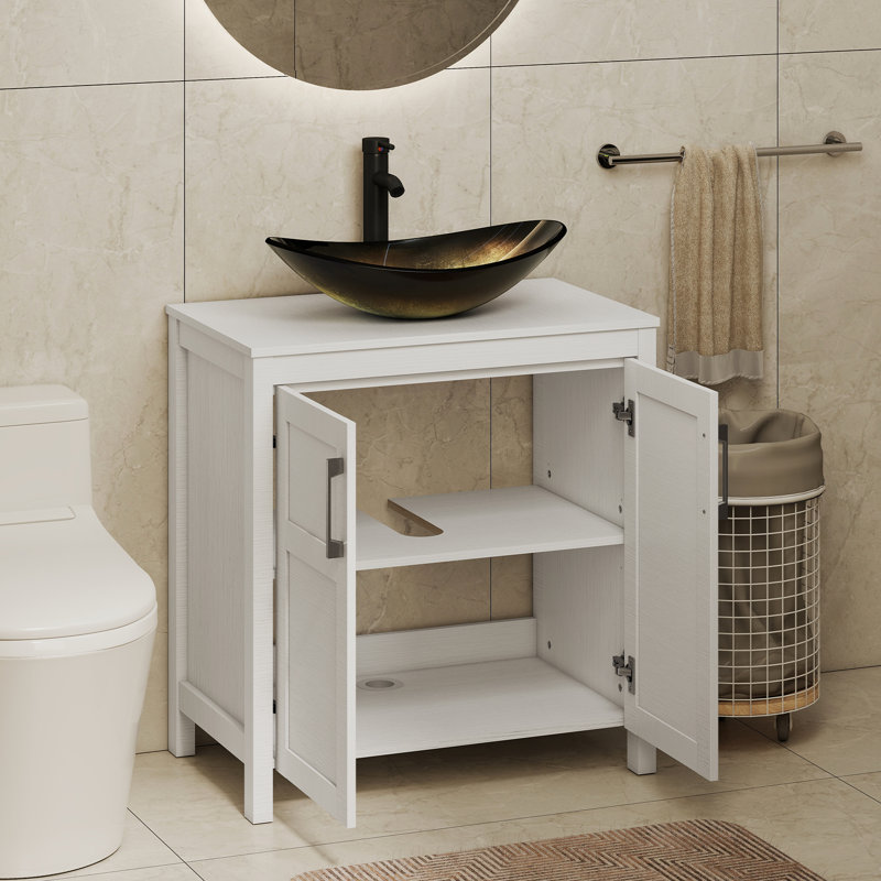 Meuble-lavabo 30 po avec lavabo, White