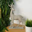 Conrad DEER 46cm Carved Wood Effect