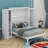 Murphy Bed With Wardrobe And Storage Shelf-2049037696