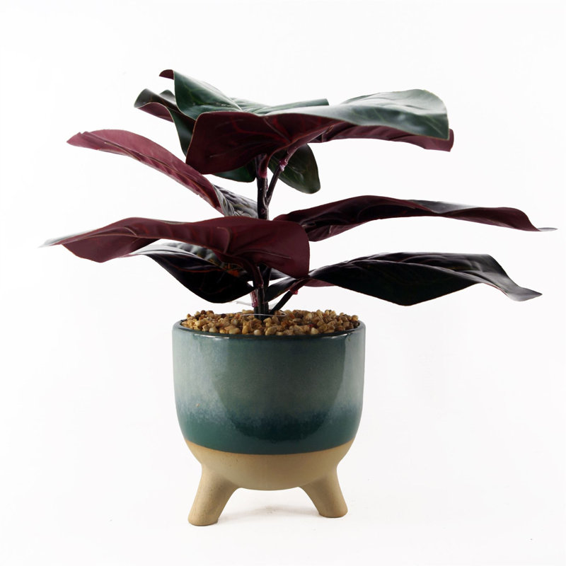 35cm Faux Plant in Ceramic Pot