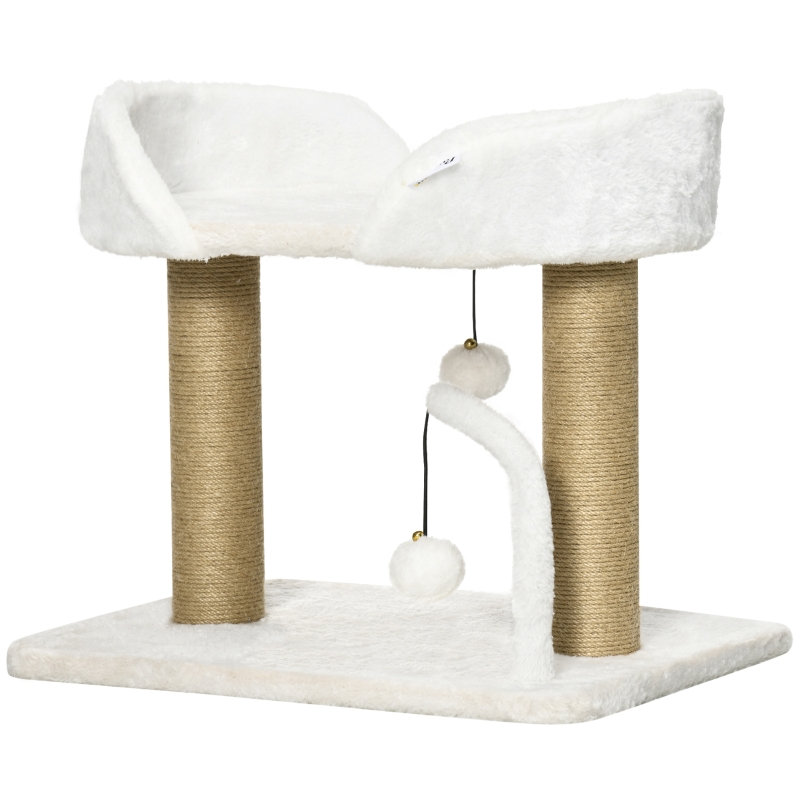 42 cm H Cat Tree / Condo, White