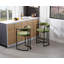 Beatryce Upholstered Counter Stool with Metal Frame-896570714