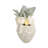 Decorative Porcelain Flower Vase with Patterned Design for Home Decor - Sculptural Tall Vase Accent for Living Room Styling - Ivory & Gray-120509360