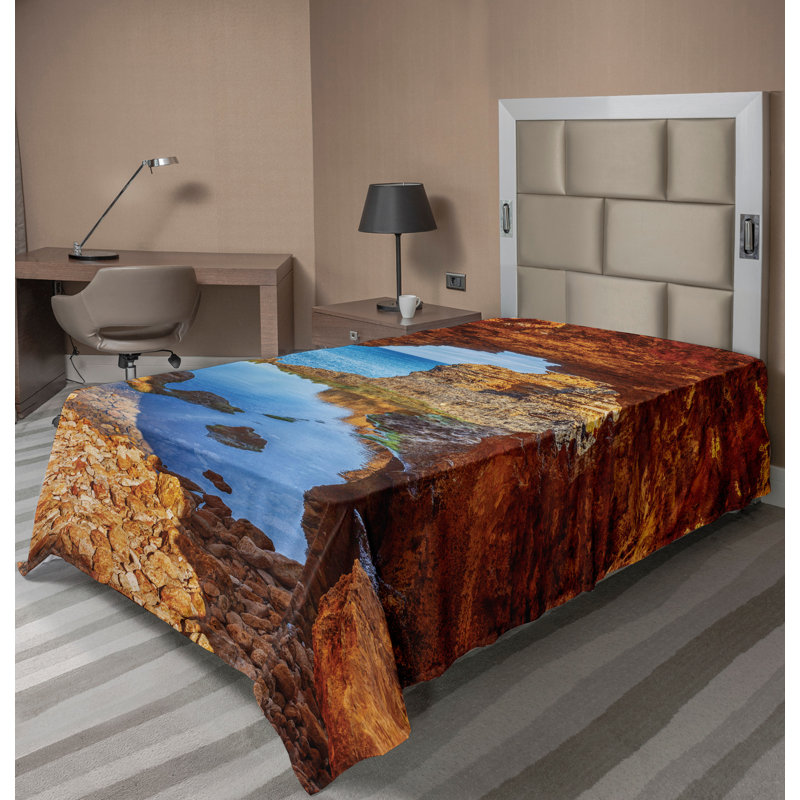 Drap-housse Ambesonne, Drap plat pour lit simple