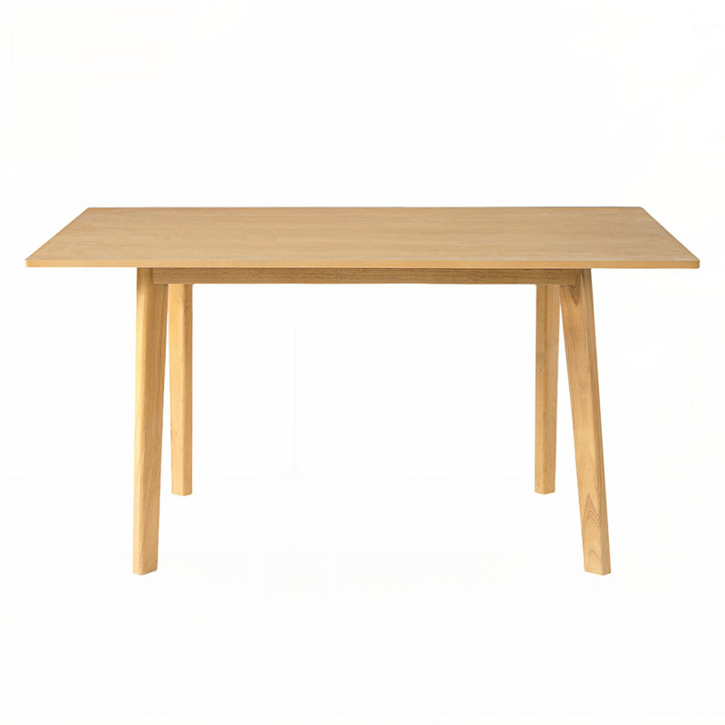 60" Rustic Farmhouse Dining Table, Natural