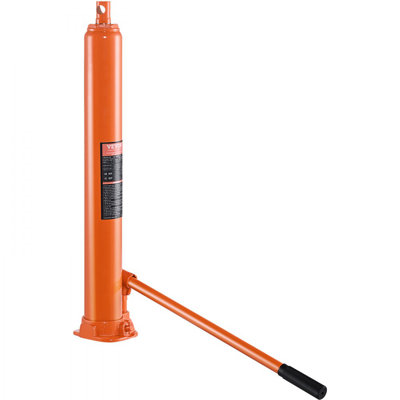 Hydraulic Long Ram Jack, 4 Ton Engine Hoist Cylinder with Single Piston Pump And Flat Base, Hydraulic Ram Cylinder for Engine Lift Hoists, Hydraulic Garage/Shop Cranes, Mechanical, Farm