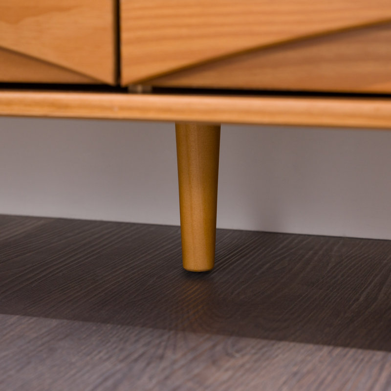 Amoakuh 6 Drawer Solid Wood Double Dresser