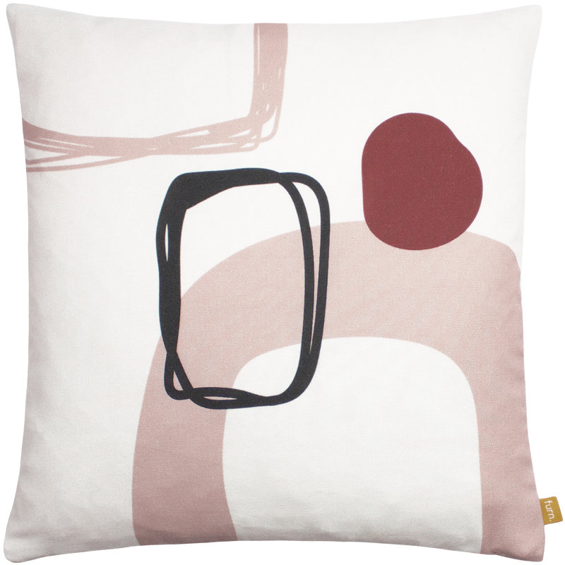 Aida Abstract Square Throw Pillow Cover