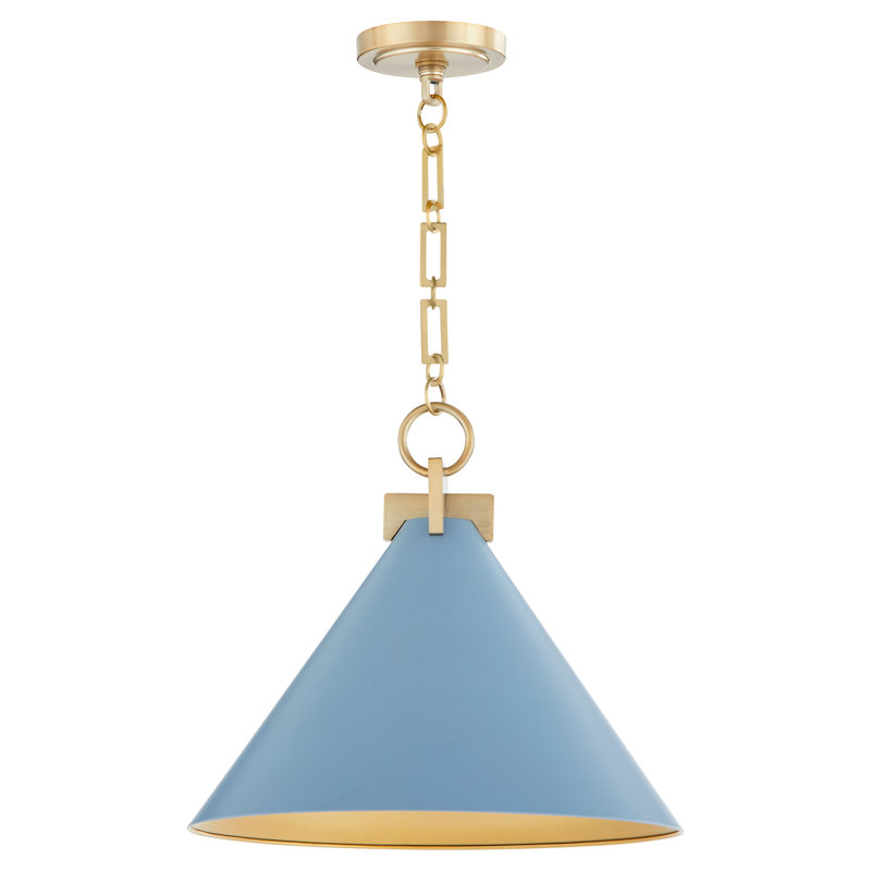 16" CONE PENDANT, Blue