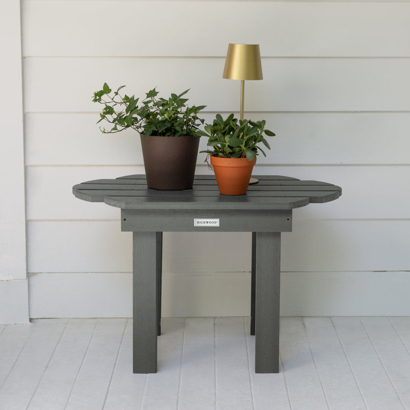 Anette Outdoor Side Table , 27'' in. W 18'' in. D, Coastal Teak