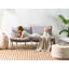 Bessi 160 cm W Steel Patio Sofa with Cushions-356748671