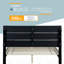 Cadre de lit ClickDecor Hudson pour lit Queen, plateforme rembourrée avec tête de lit capitonnée droite, aucun sommier requis, montage facile, gris-1965332505