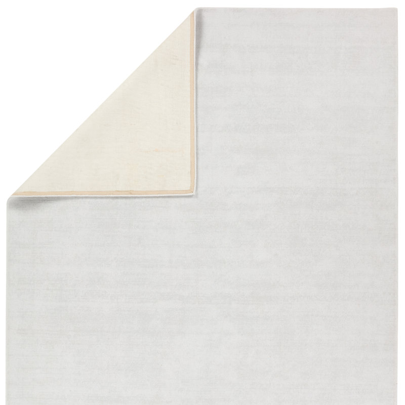 Tapis ivoire uni fait à la main Arcus FTR06 , Rectangle 6 pi x 9 pi