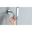 Pomme de douche double tout en métal-86665239