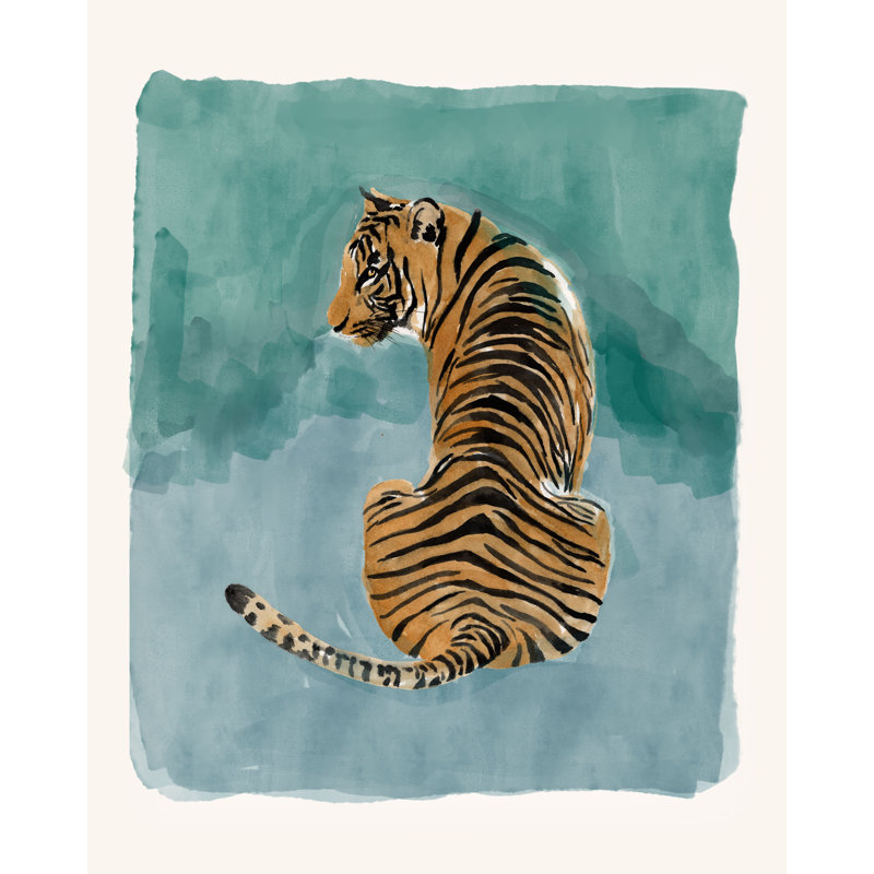 Tiger - Painting Print, 76cm H x 51cm W, Wrapped Canvas