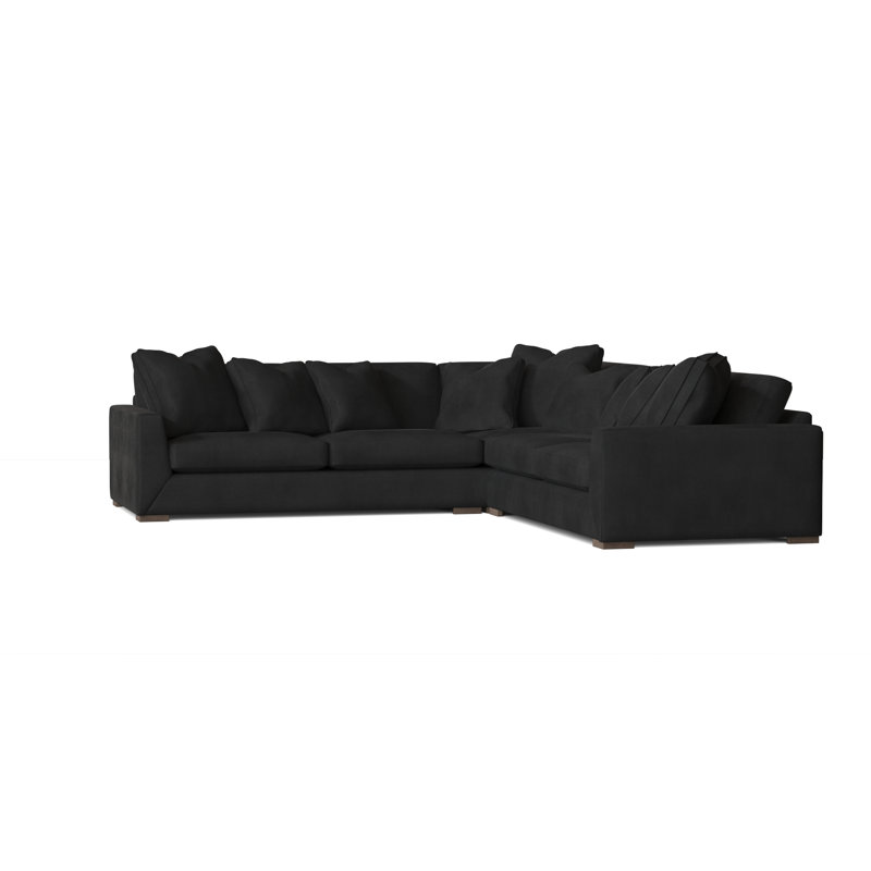 Nicolette Sectional Collection, Akiko Graphite Performance 5534-011, Aged Gray