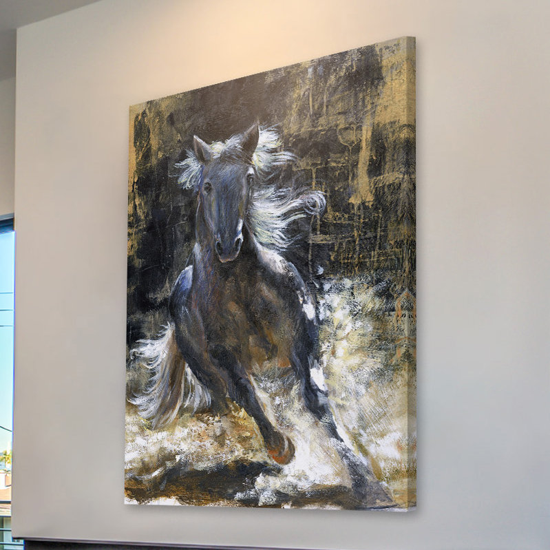 Alain Bonnec - Wrapped Canvas Painting, 114cm x 76cm x 3.81cm