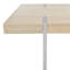 Theertha Metal Base Dining Table-301832321-301832320