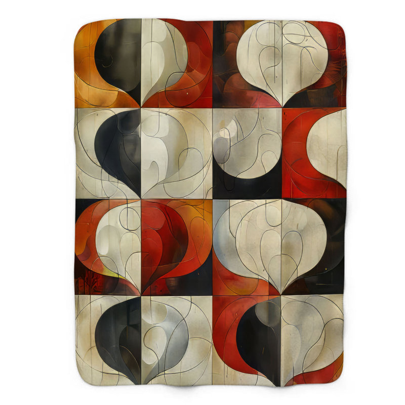 Simplicité scandinave - couverture de qualité supérieure 1 pièce, Grand lit