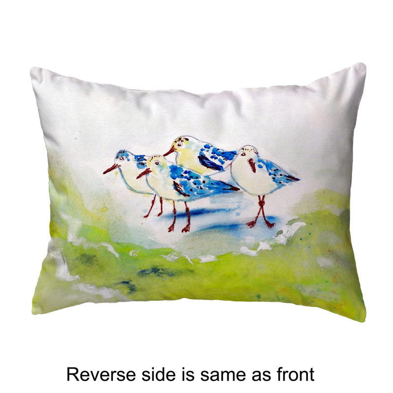  Coussin intérieur / extérieur Sanderlings, 11 po x 14 po