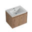 Meuble-lavabo double 84 po avec armoire supérieure, lavabo en céramique et conception sans poignée 84 po-132949831-132949838
