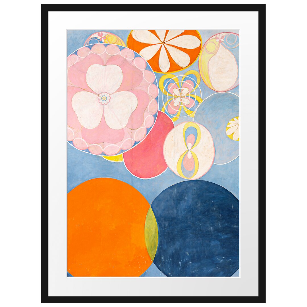 Gerahmter Grafikdruck The Ten Biggest von Hilma Af Klint