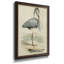 Toile encadrée de qualité supérieure embellie Antique Heron IV (ASH) - prête à être accrochée-1806648257