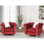 Ensemble de 2 chaises en velours Latonya-10633574