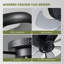 Ventilateur de plafond à DEL 20 pouces à intensité variable moderne avec lumières-600677637