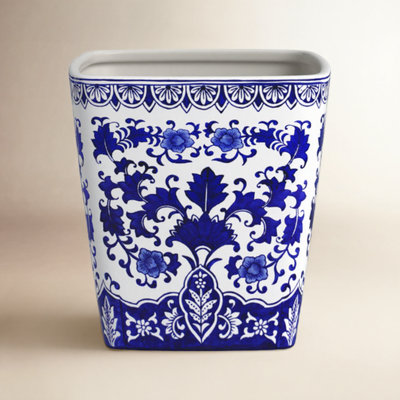 Blue Garden Ceramic Pot Planter