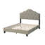 Mobilier de chambre à coucher majestueux avec lit capitonné en polyfibre gris capitonné-1553552769-1553552768
