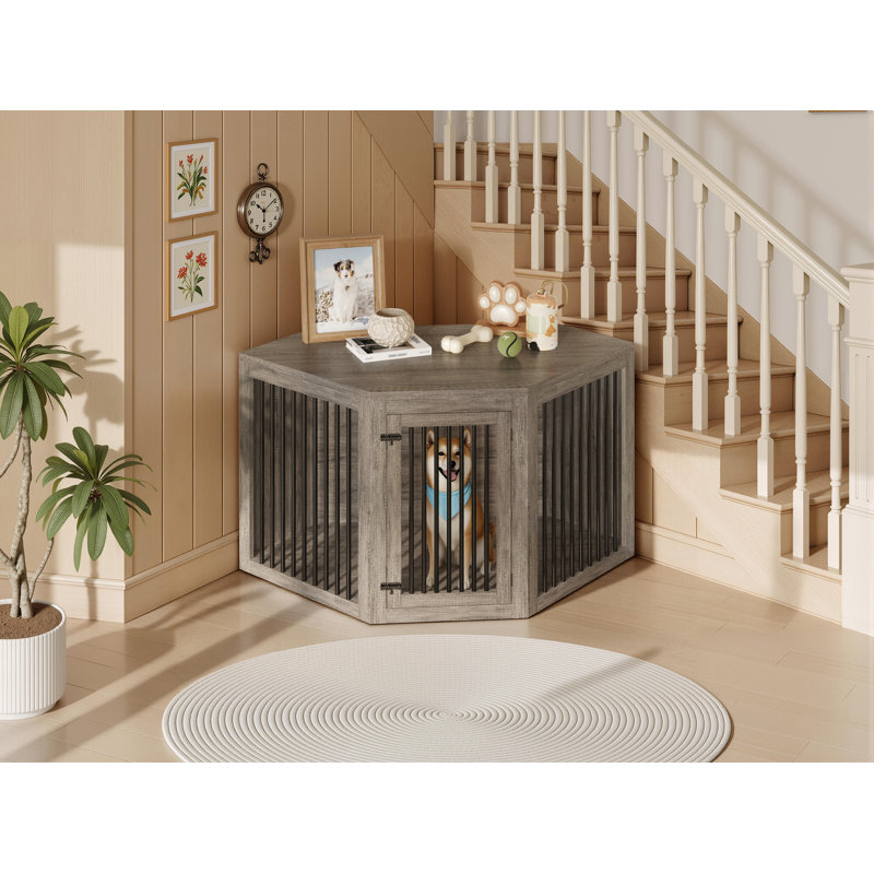 Cage pour chien Aletza, Gris