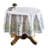 Floral 100% Cotton Round Tablecloth-53880670-115675087