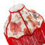 21cm H Cotton Empire Lamp Shade ( No Direct Attachment Method ) in Red