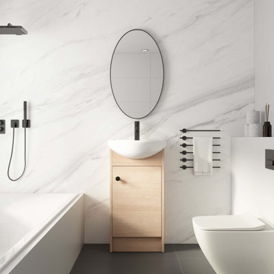 Meuble-lavabo autoportant de 18 po avec lavabo