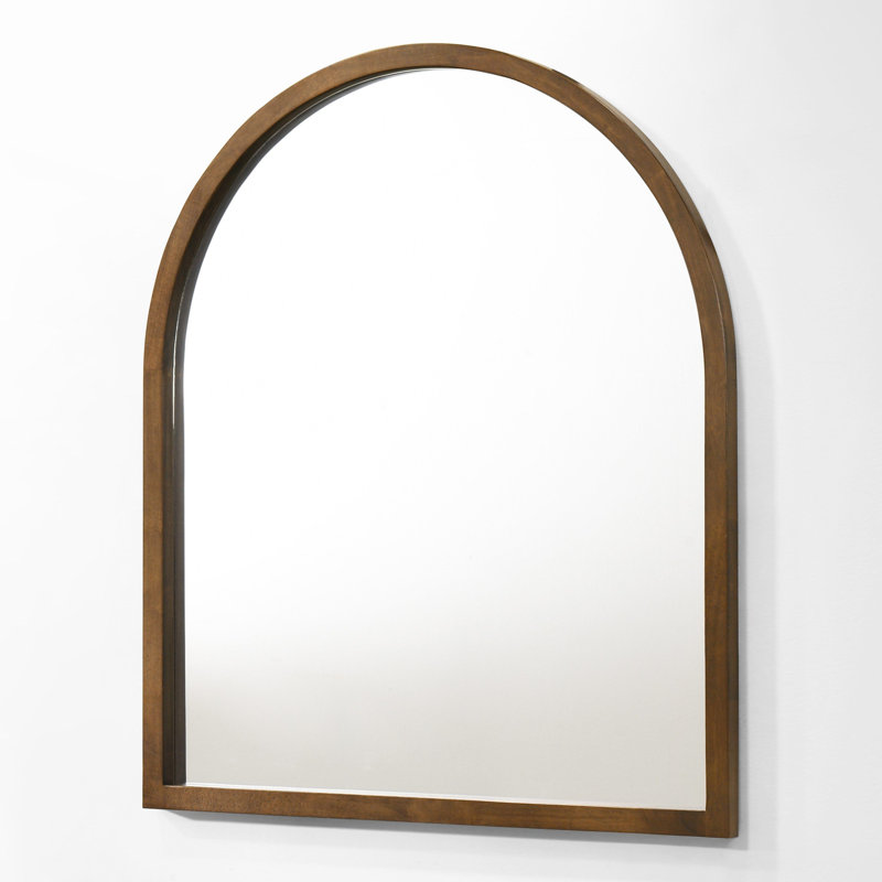 Castellanos - Miroir moderne en noyer
