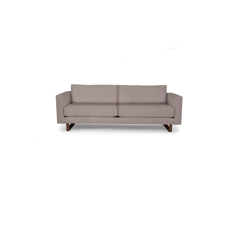 Avalon Sofa, Walnut, Paprika Polyester Blend
