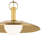 Kurio 16" 1-Light Pendant With Etched Opal Glass in Lacquered Brass-126501918-126501919