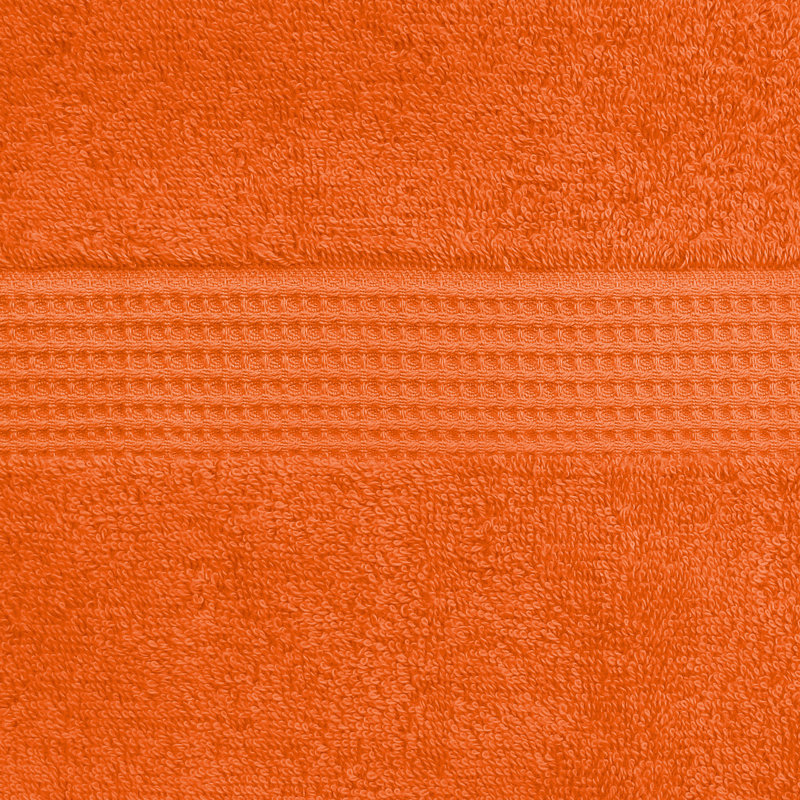 Perdew Bath Towel Super Absorbent 550 gsm Luxury Egyptian-Quality Cotton 70x125, Orange
