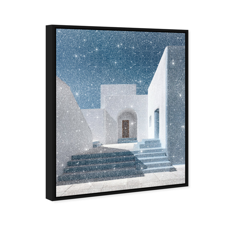 Monolithic Archway Print by Oliver Gal, 21"H x 17"W, Black Floater Frame