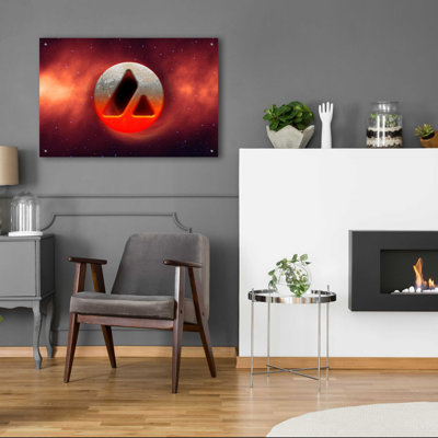 «Cosmic Crypto Avalanche» par Epic Portfolio, art mural en verre acrylique